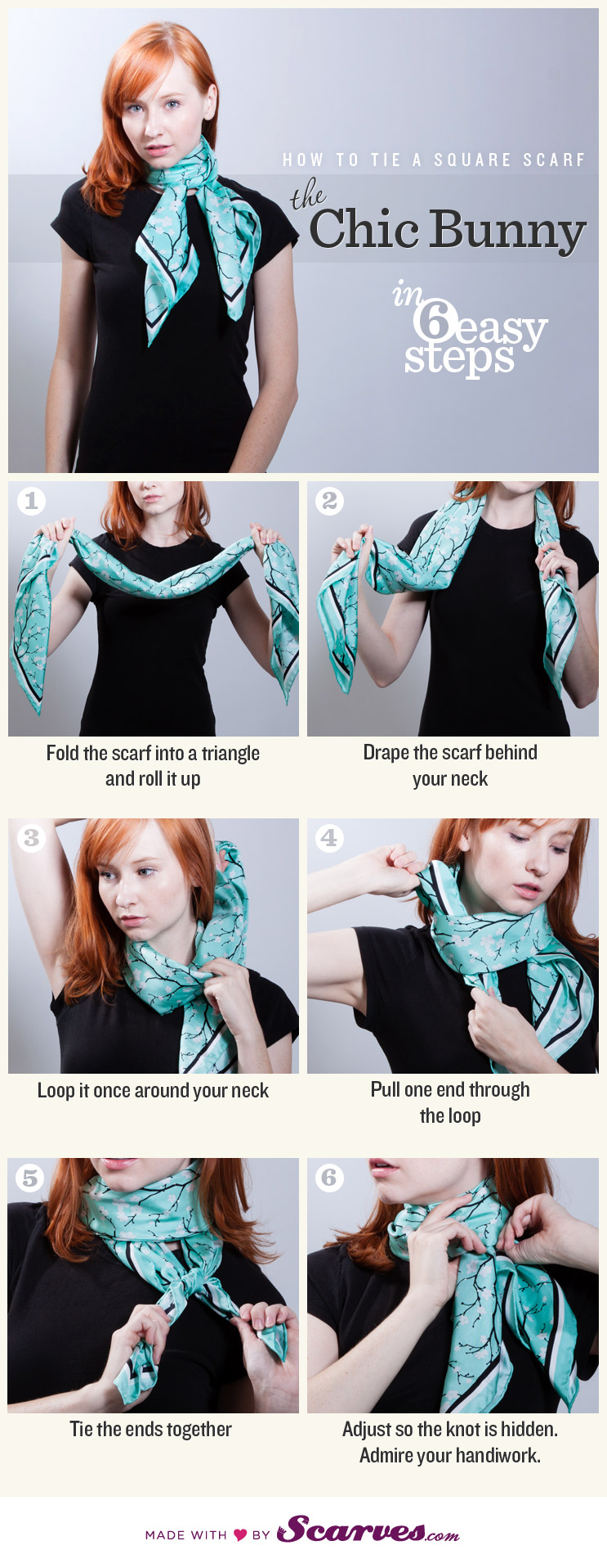 How To Tie A Scarf from Scarves.com