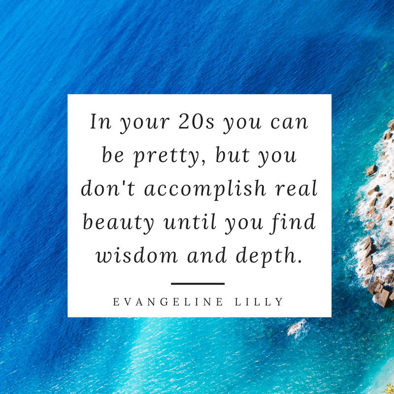 It's not length of life, but depth of life.(1)