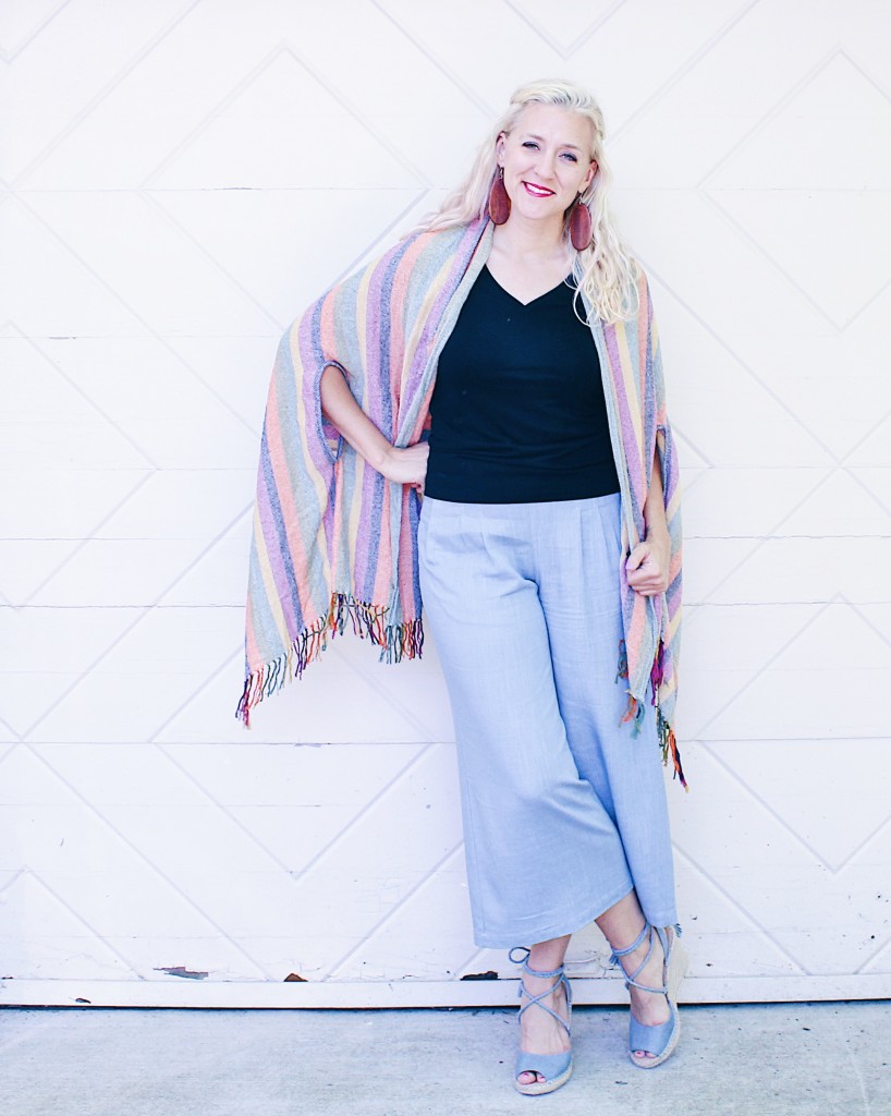 wide-leg linen pants