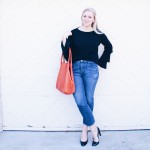 The sweater is Fred and Sibel, the jeans are 3x1