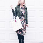 winter floral dress - 4 wasy