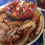 watermelon salsa and fish