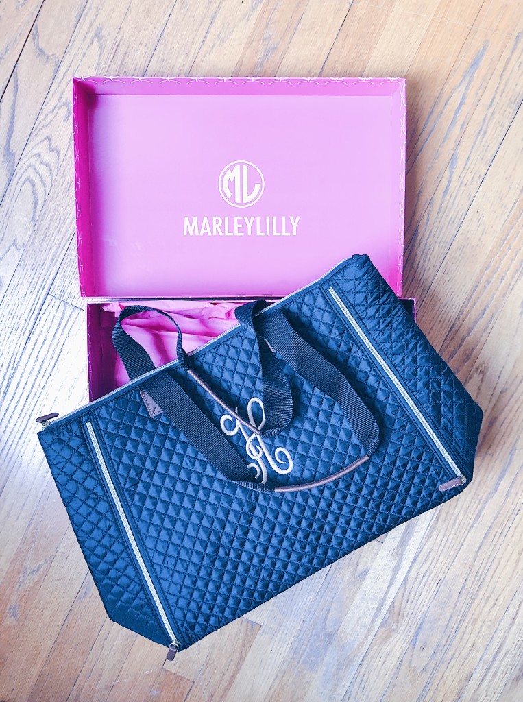monogrammed yoga bag
