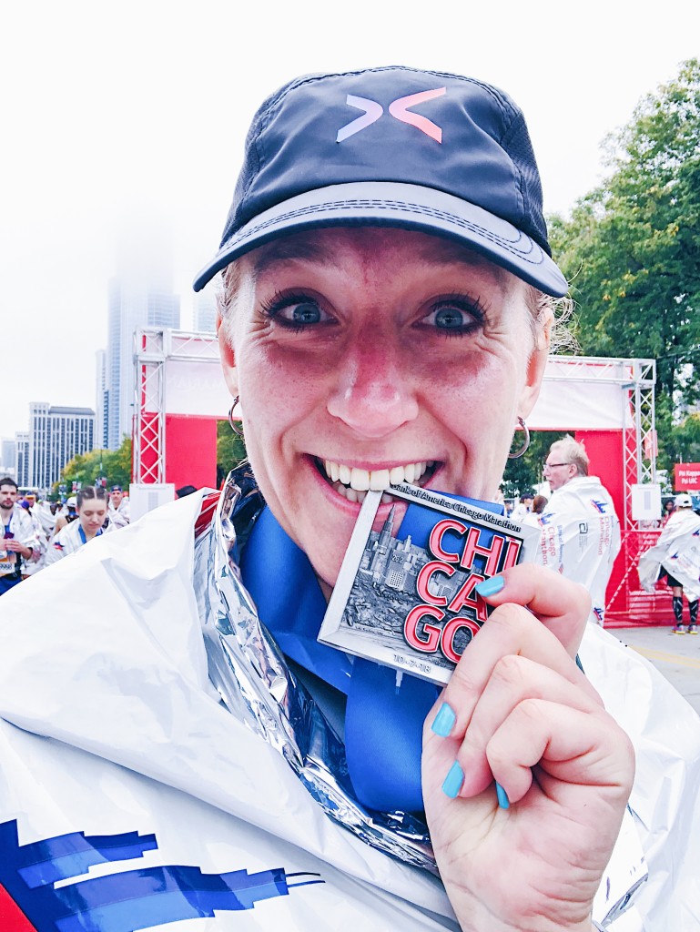 female marathon runner
