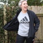 Adidas t-shirt and track pants